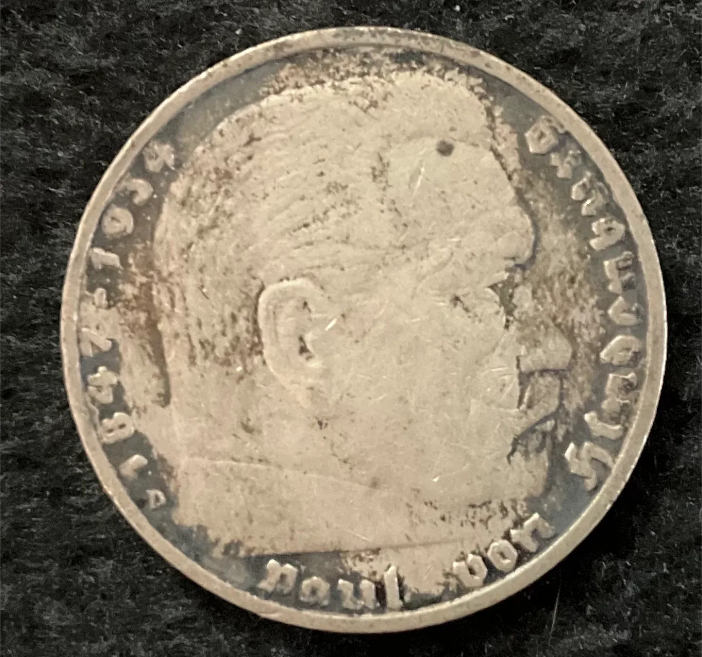 1935 Five Reichsmark Coin from Germany image indicator(2)