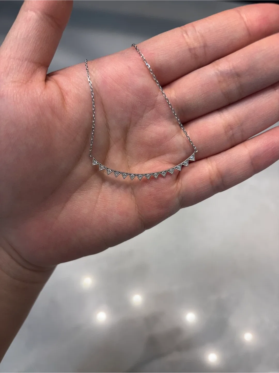 Delicate Silver Necklace thumbnail