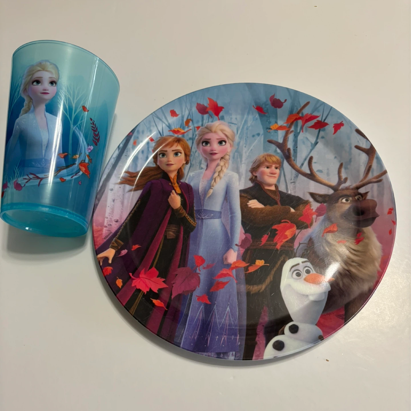 Disney Frozen Plate & Cup Set