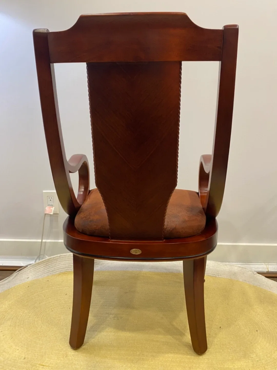 Wooden Armchair - Brown image indicator(3)