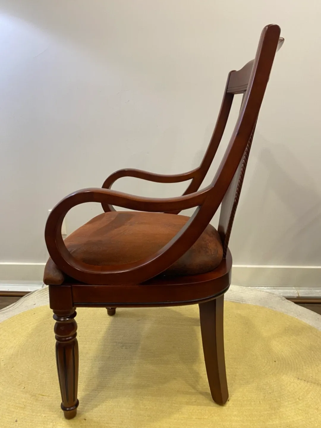 Wooden Armchair - Brown image indicator(5)