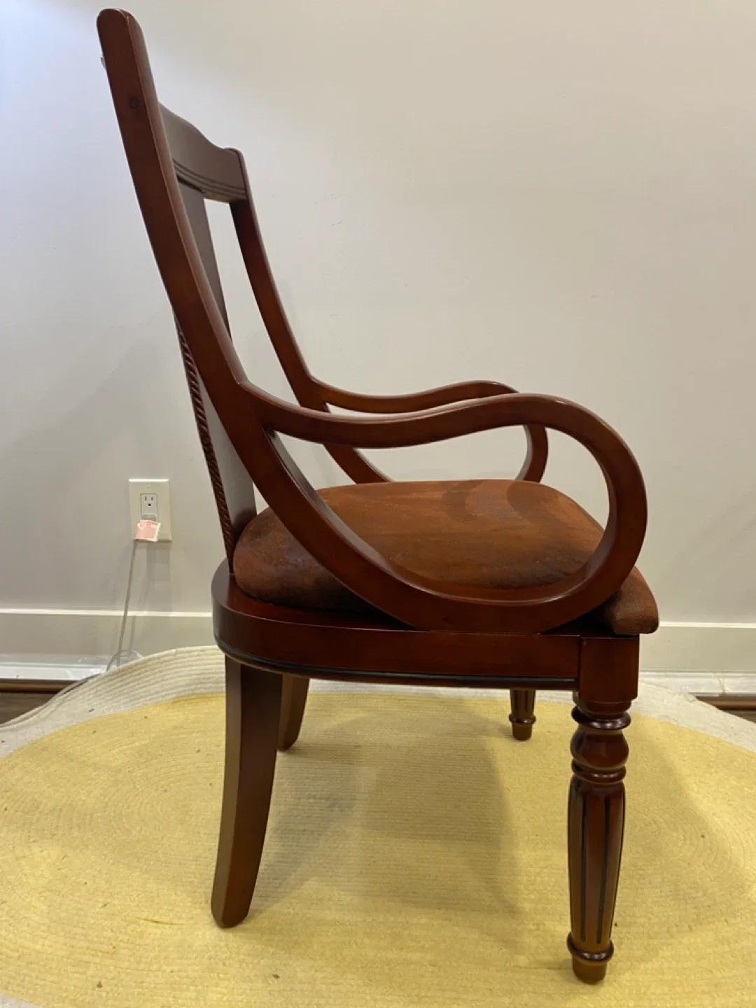 Wooden Armchair - Brown image indicator(4)