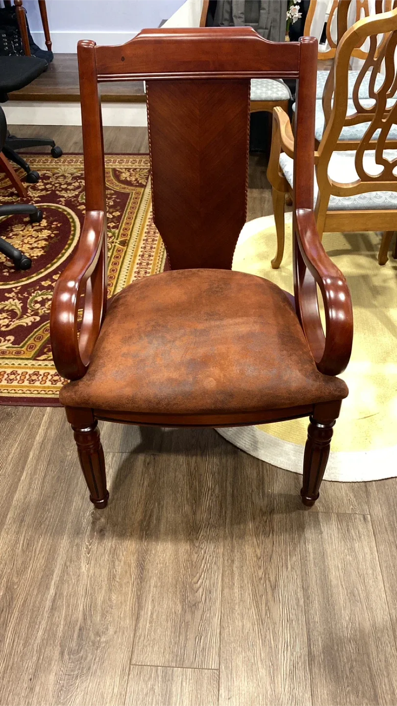 Wooden Armchair - Brown image indicator(7)