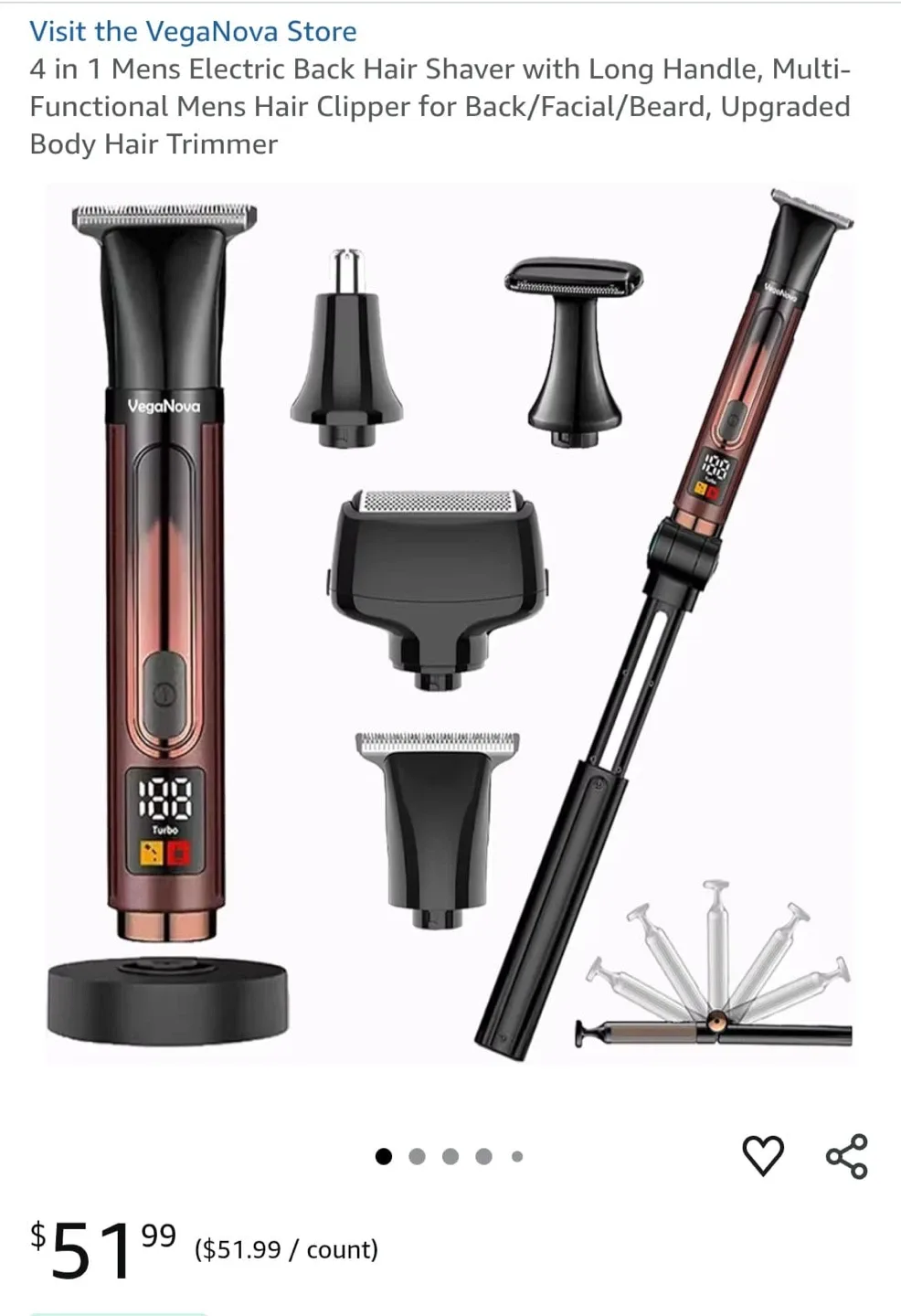 VegaNova 4-in-1 Electric Hair Shaver thumbnail