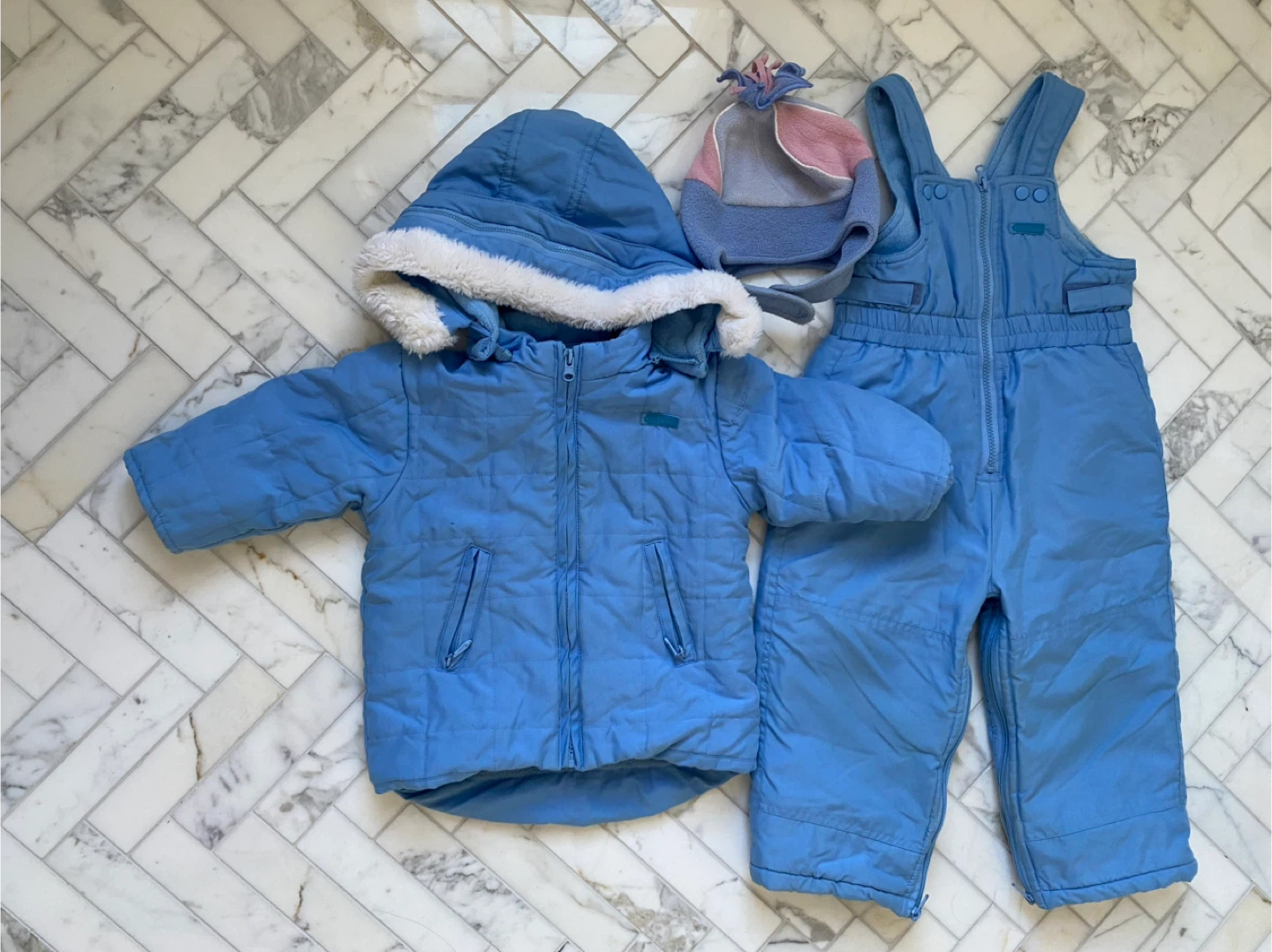 Blue Kids' Snowsuit Set Size 3T