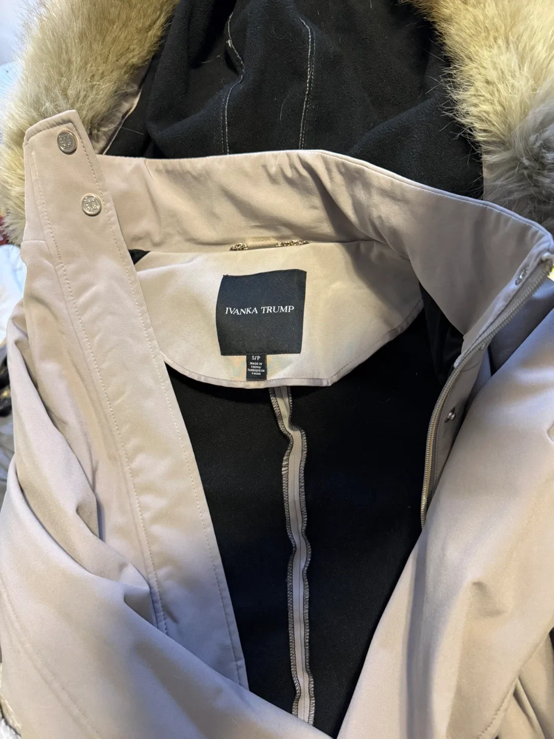 Ivanka Trump Beige Long Coat