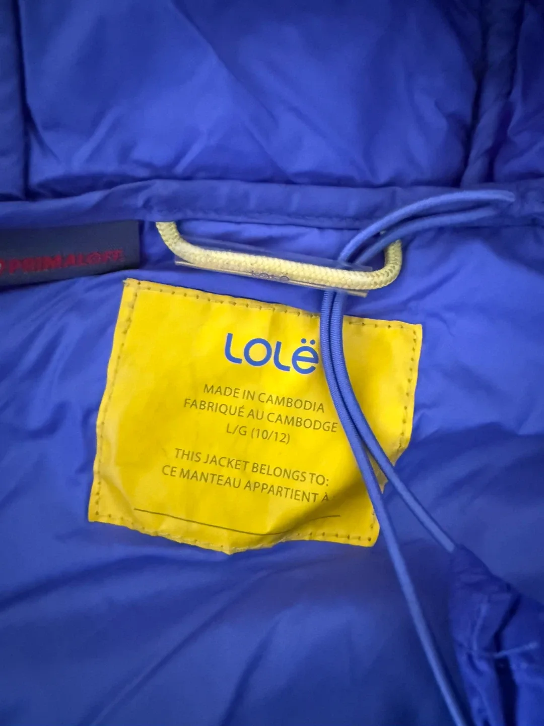 Girls Purple Puffer Jacket size 10/12 LG image indicator(3)