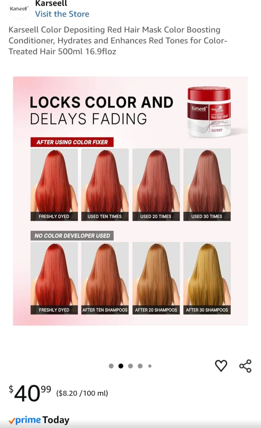 Karseell Maca Power Red Hair Mask image indicator(2)
