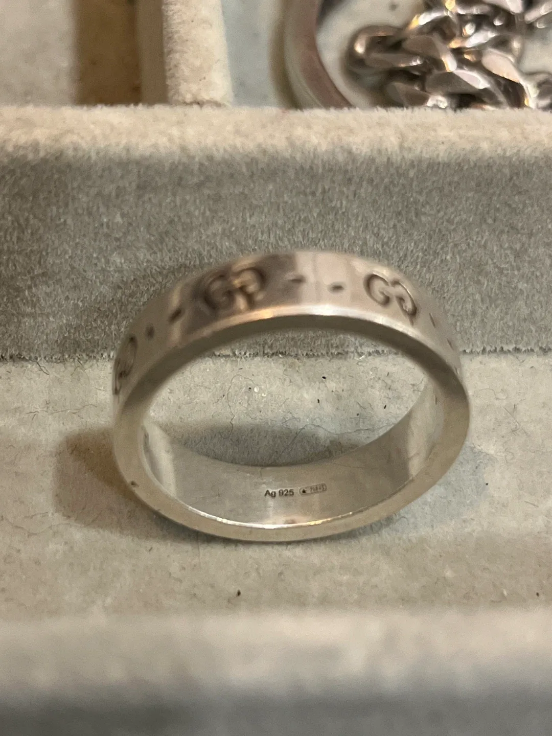 Gucci Ghost Silver Ring Size 25 image indicator(2)