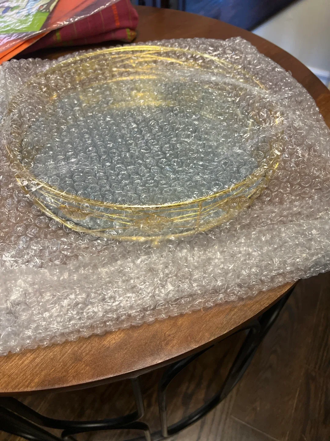 Gold Mirrored Tray - New in Box image indicator(2)