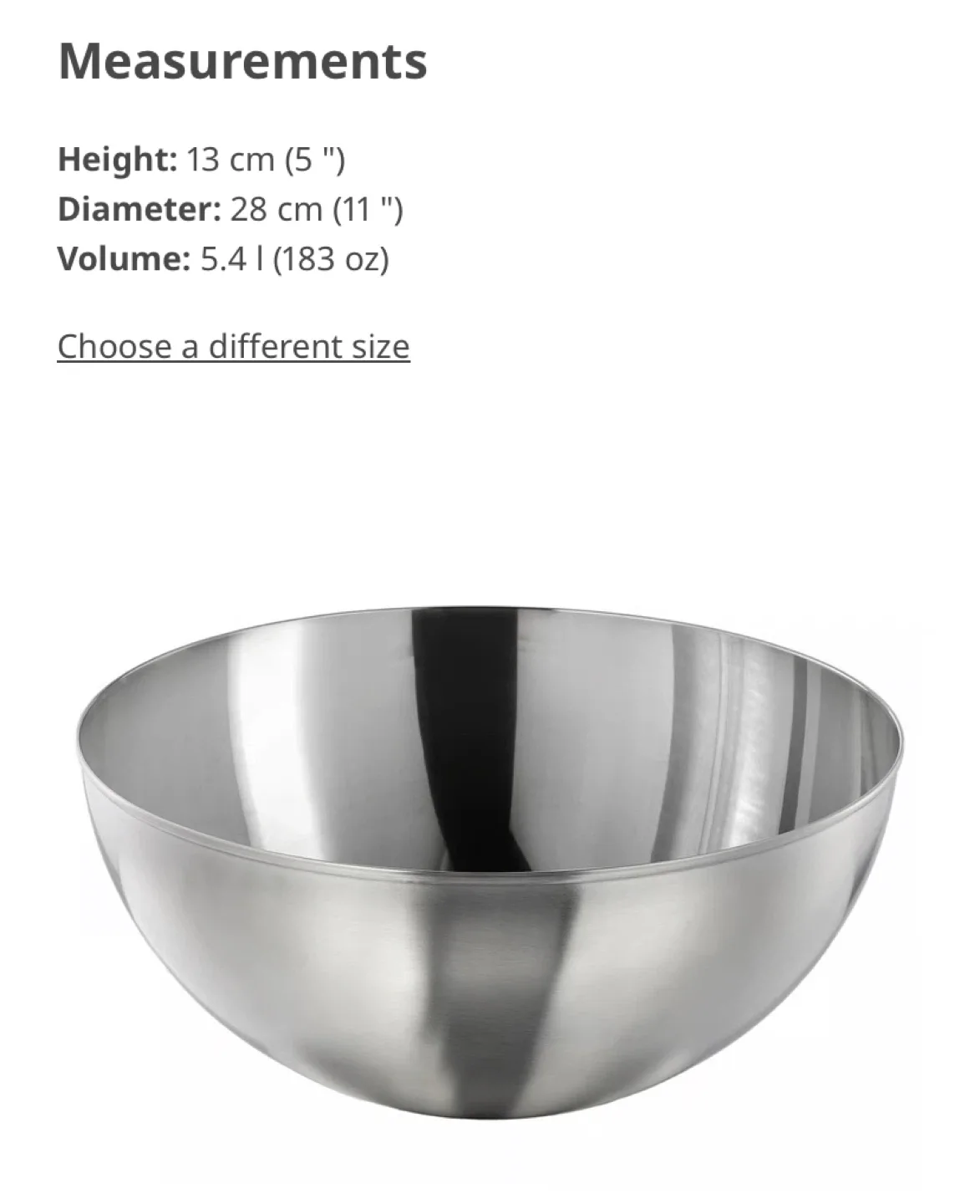IKEA Stainless Steel Mixing Bowl image indicator(7)