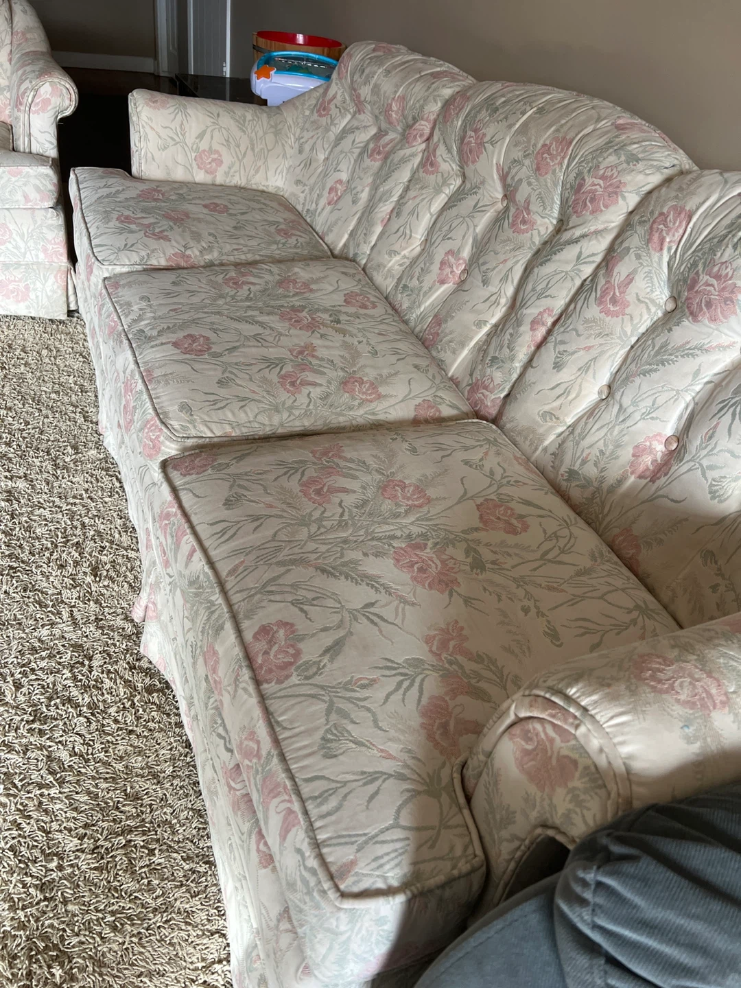 Floral Sofa and Loveseat Set - photo 3