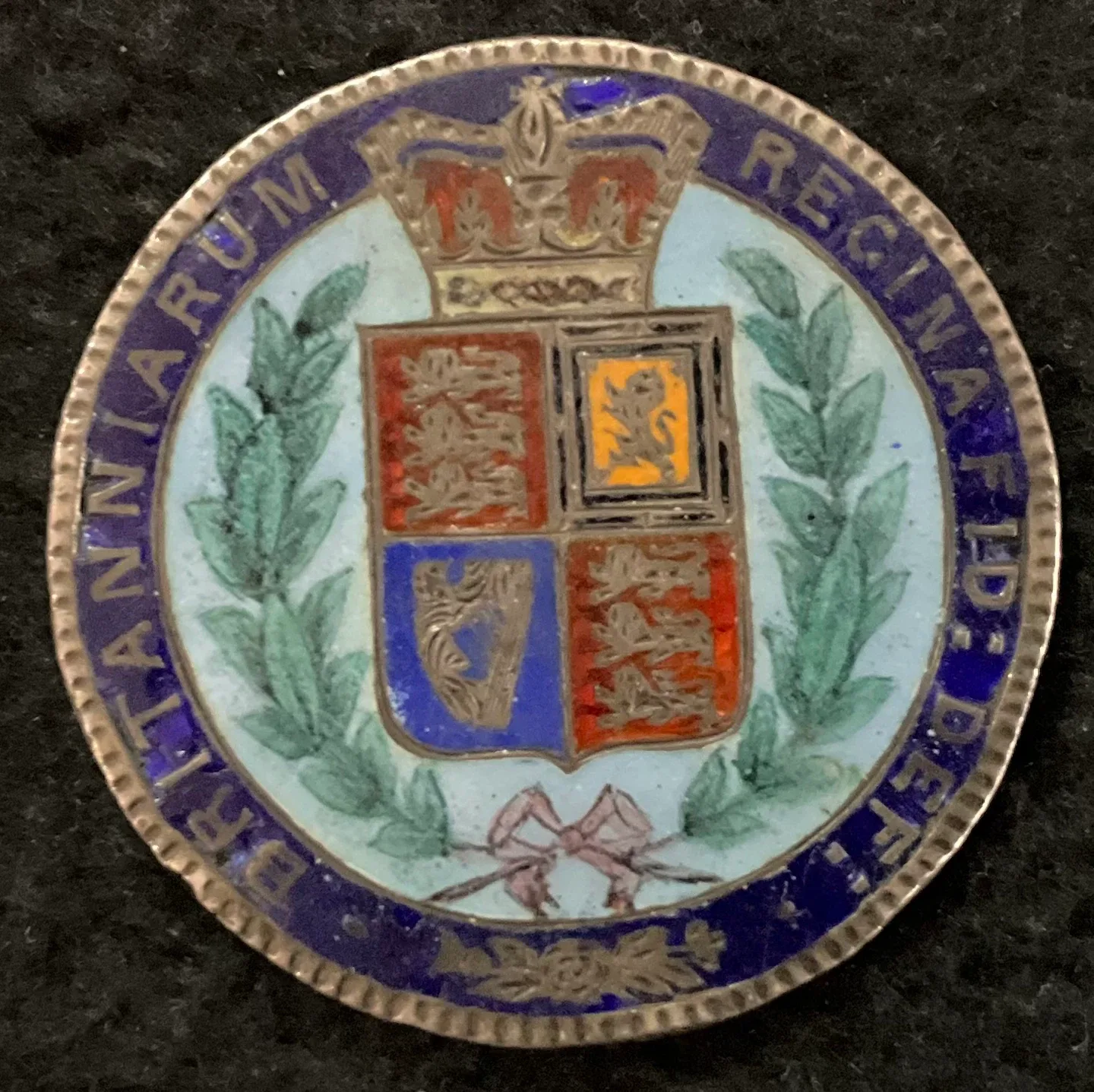 British Enamel Crown Brooch 1844 image indicator(2)