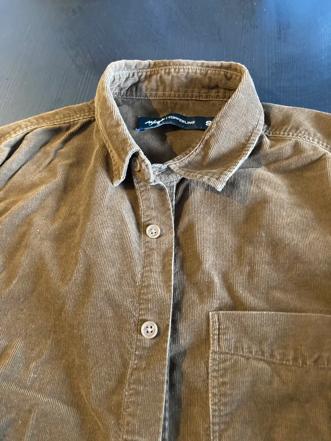 MJStyle Topfeeling Corduroy Shirt - Size Small image indicator(3)