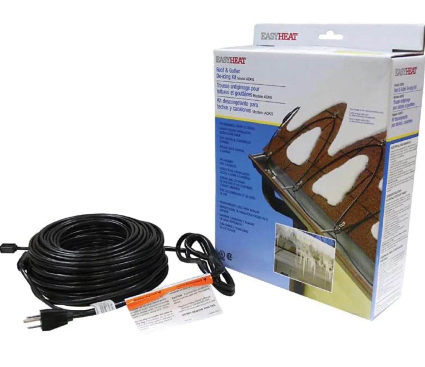 EASYHEAT Roof & Gutter De-icing Kit, Model ADKS image indicator(2)