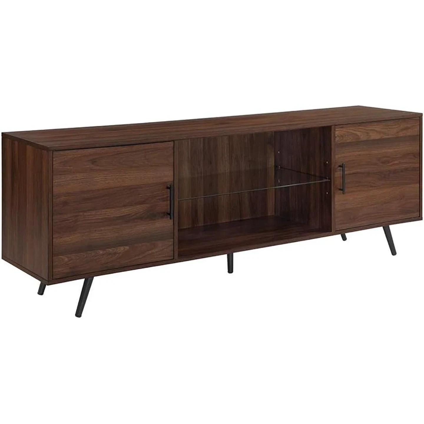 70” Dark Walnut Colour TV Stand Media Console - photo 4