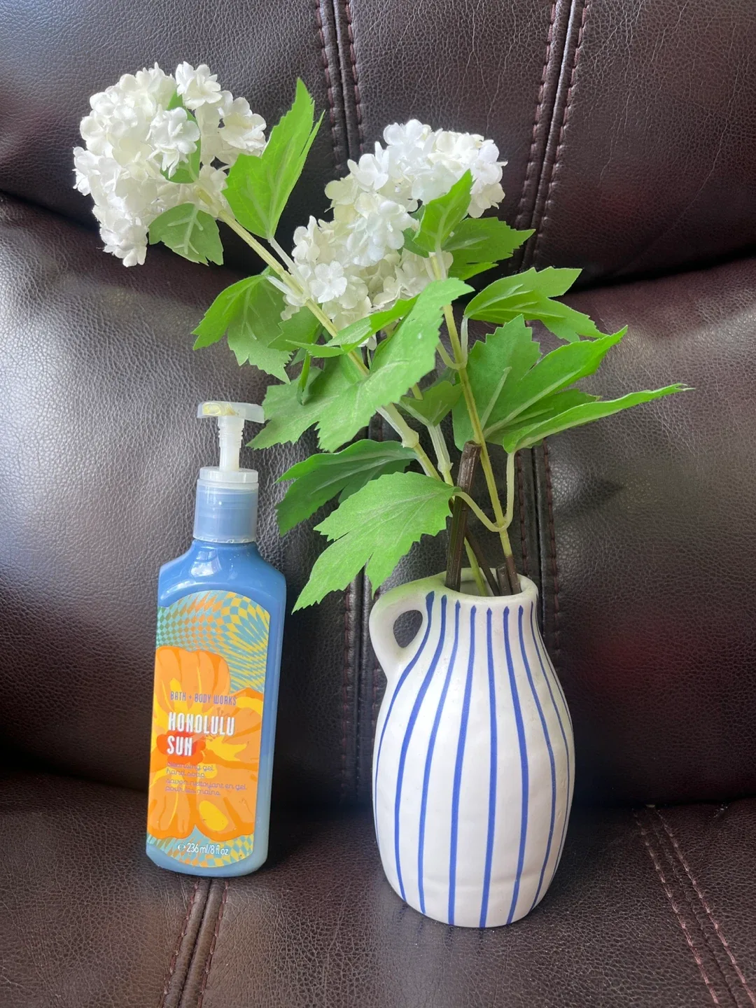 Porcelain Vase with White Flowers  from Ikia image indicator(2)