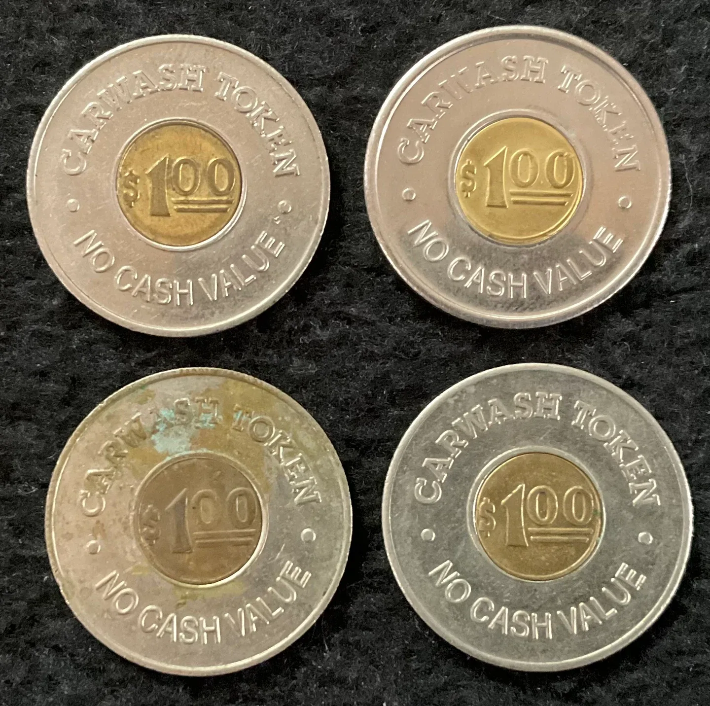 Car Wash Tokens (4) - Soapy Suds Fort Myers, Fla. image indicator(2)