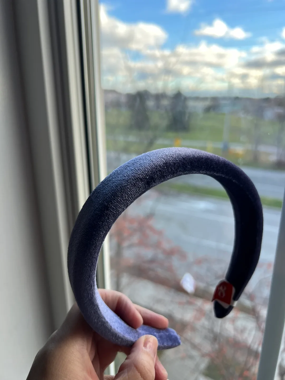 Purple Velvet Headband - New Condition!