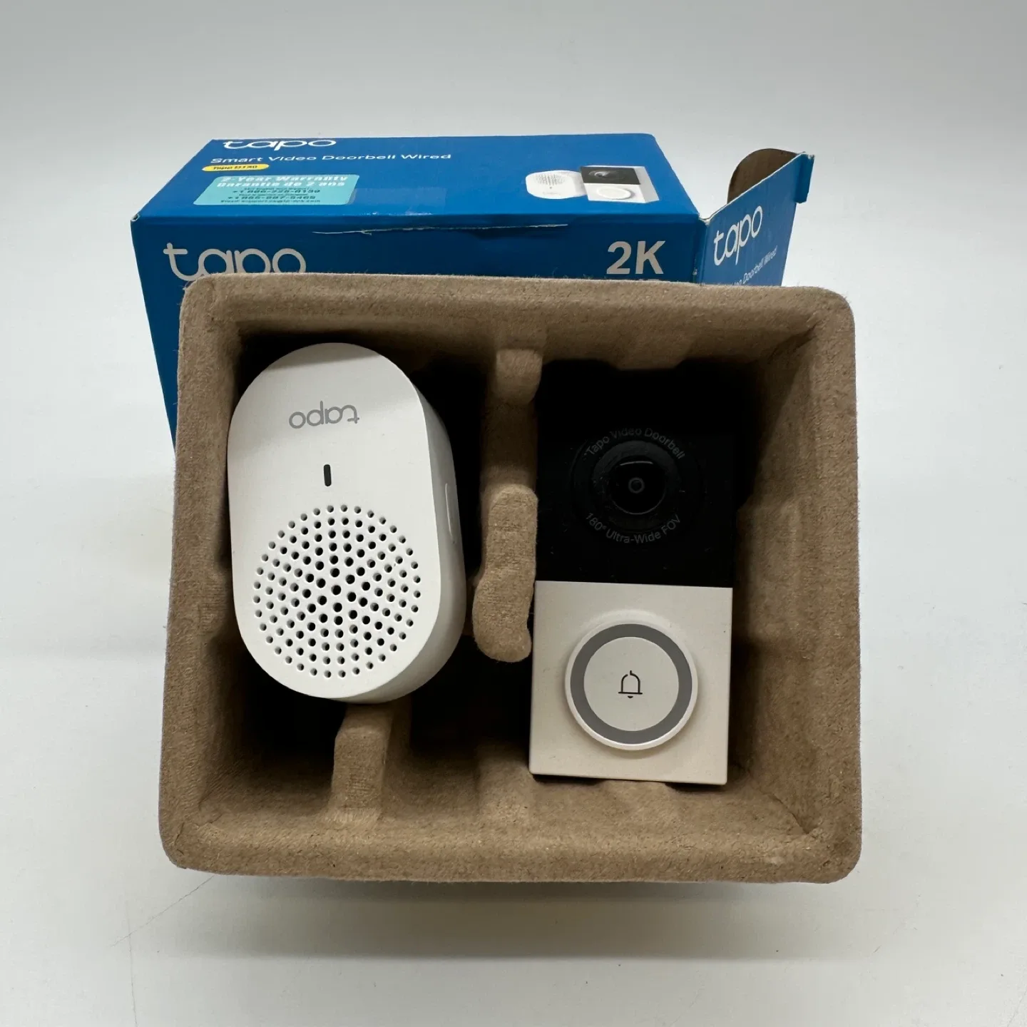 TP-Link Tapo D130 Smart Video Doorbell Wired 2K 5MP image indicator(2)