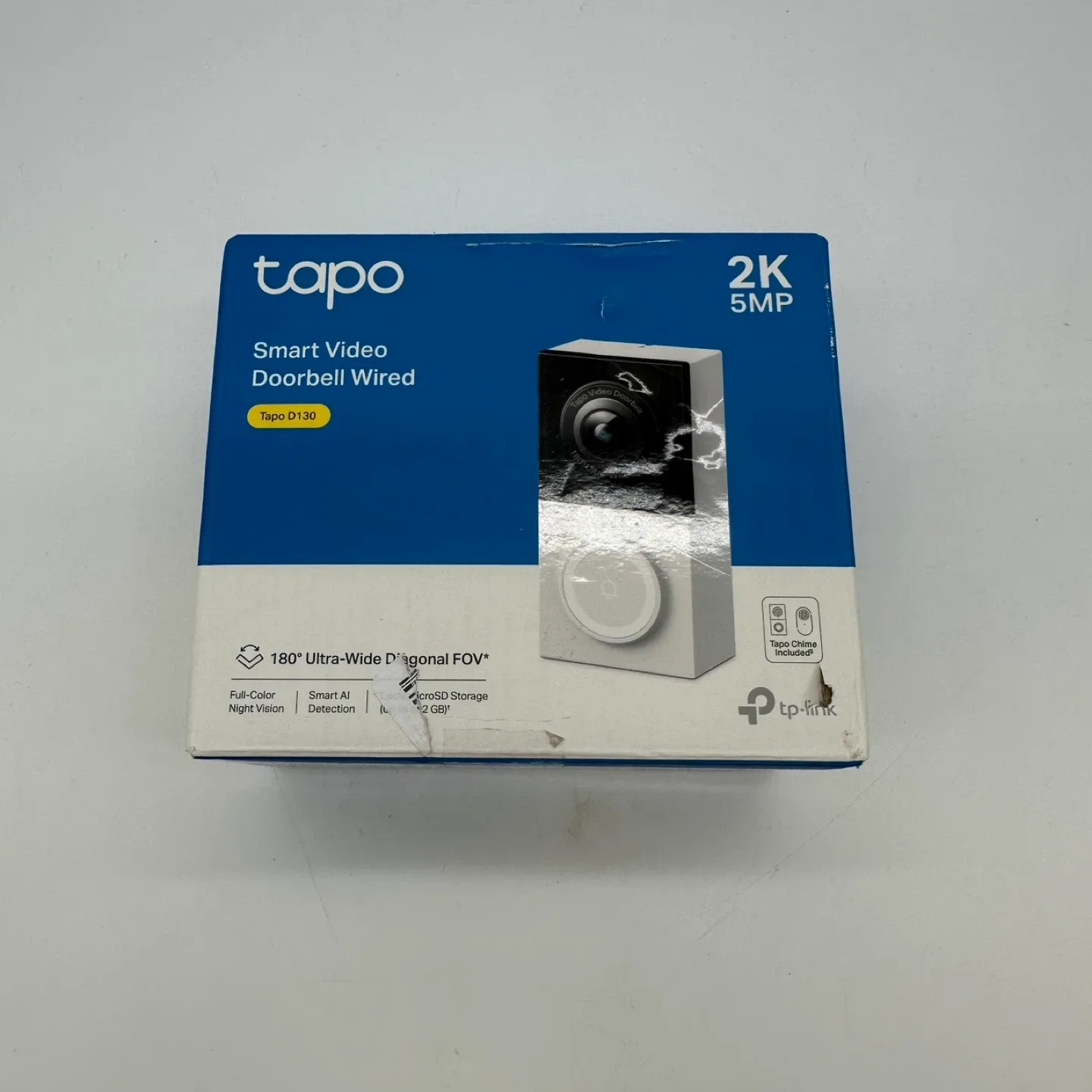 TP-Link Tapo D130 Smart Video Doorbell Wired 2K 5MP image indicator(3)