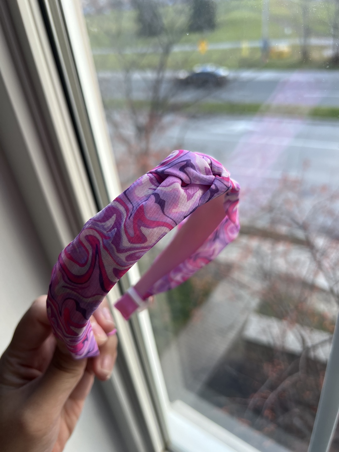 Purple Swirl Headband