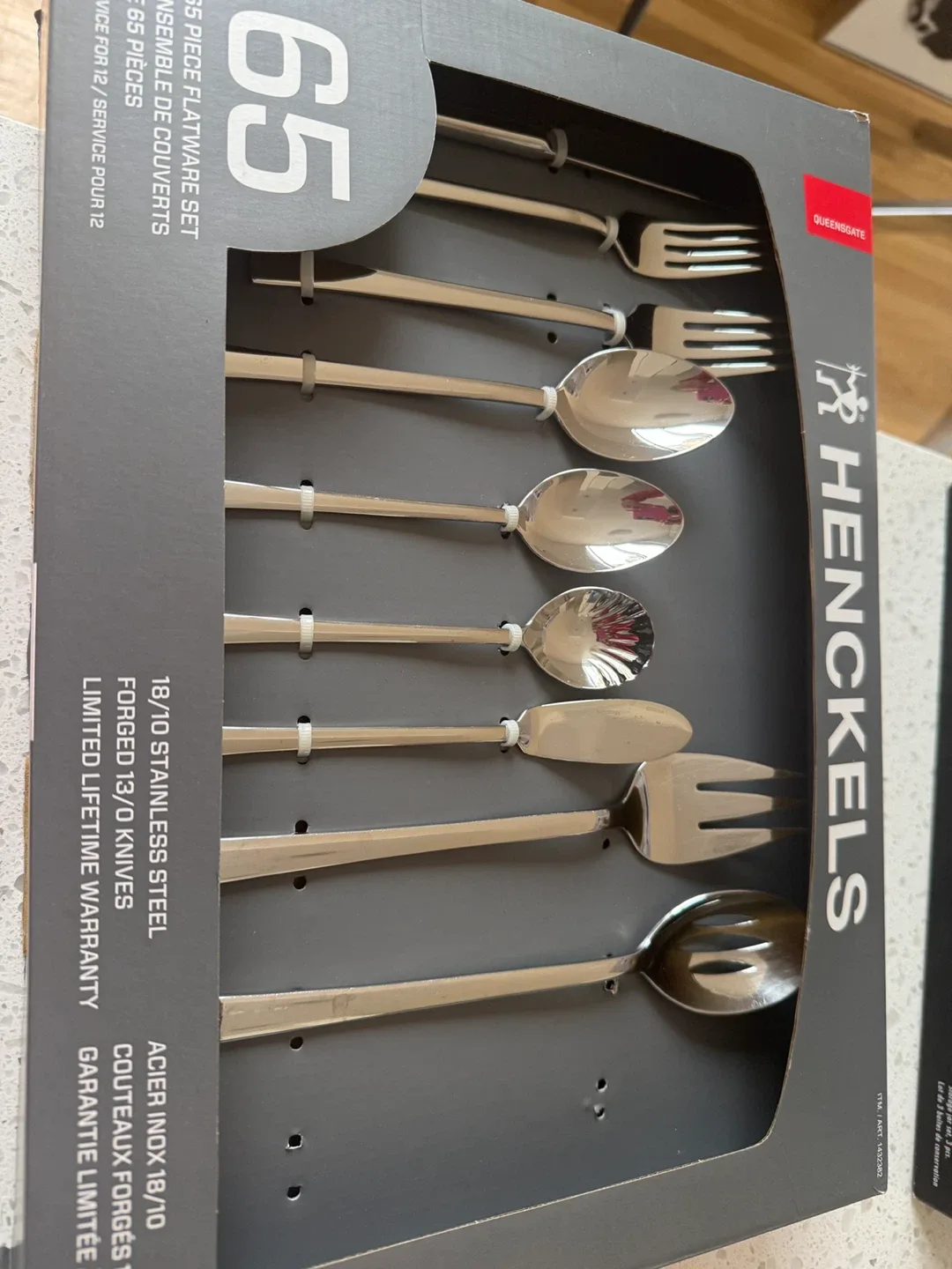 Henckels Queensgate 65-Piece Flatware Set, Used image indicator(2)