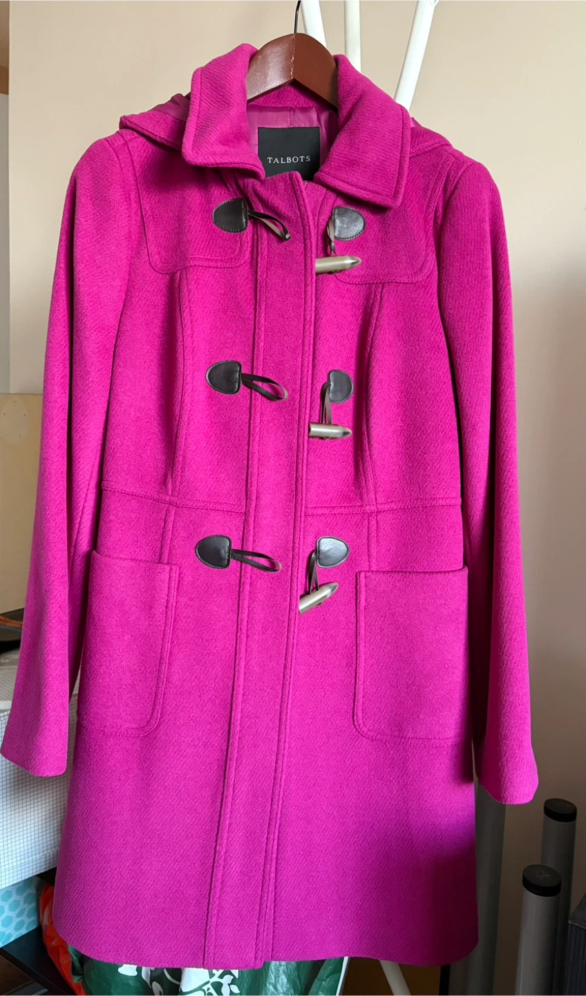 NEW TABLOTS Magenta Wool Coat / Size 6
