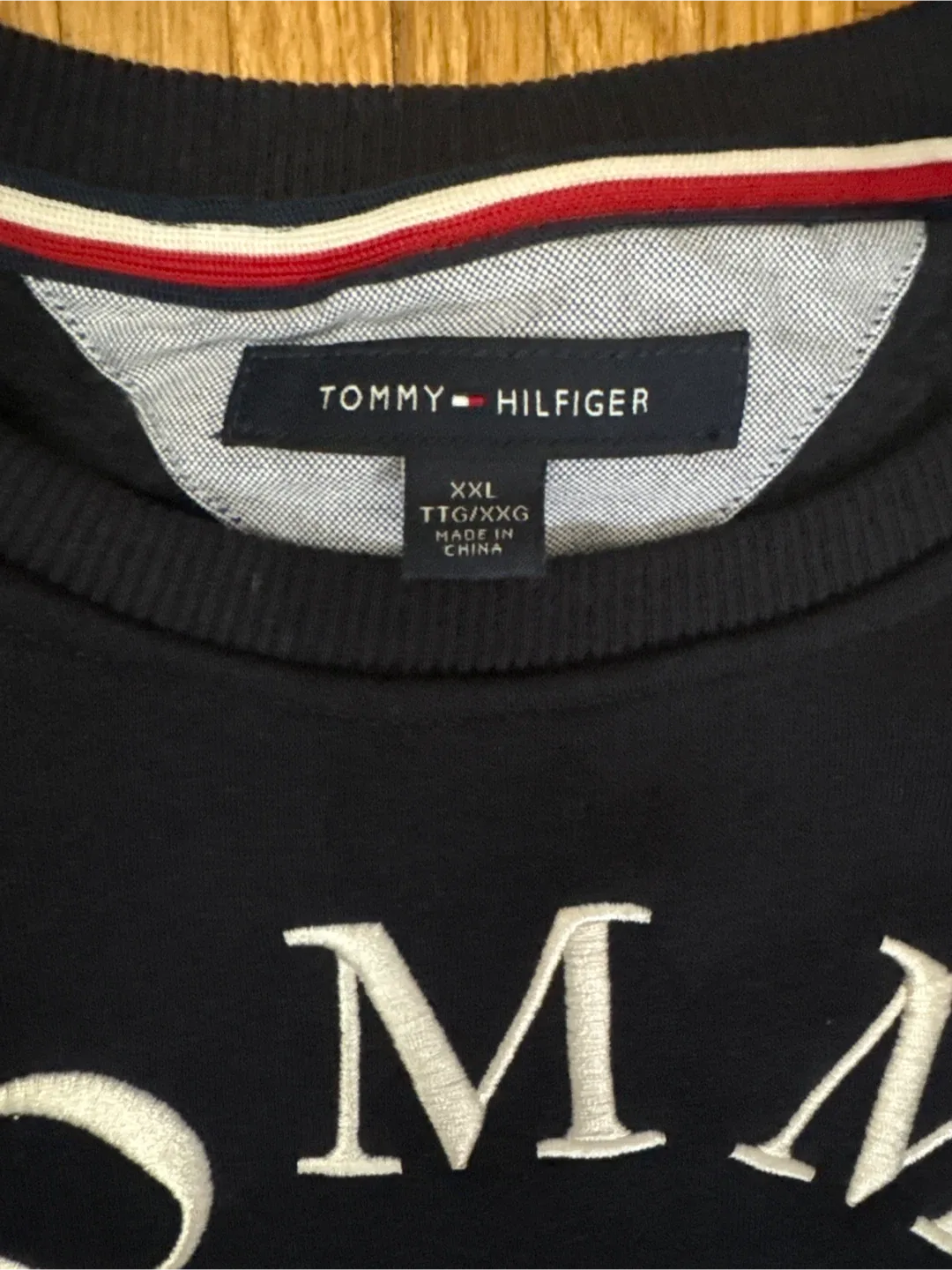 Tommy Hilfiger XXL Navy Blue Sweatshirt image indicator(2)