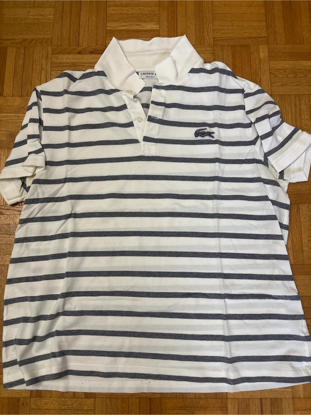 Lacoste Striped Regular Fit Polo Shirt - US XXL - photo 3
