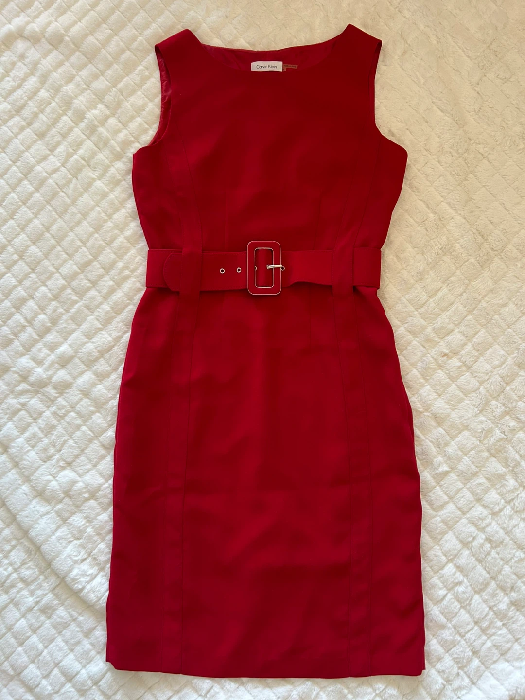 Calvin Klein Red Dress - Size 4