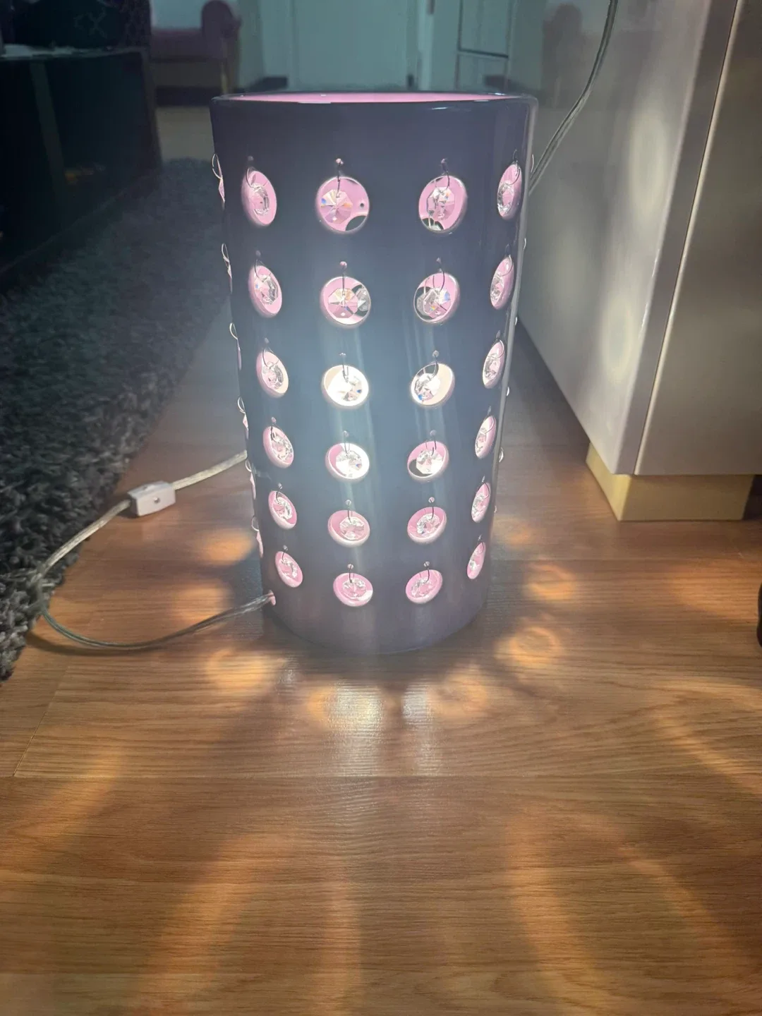 Cylinder Table Lamp - Purple image indicator(3)