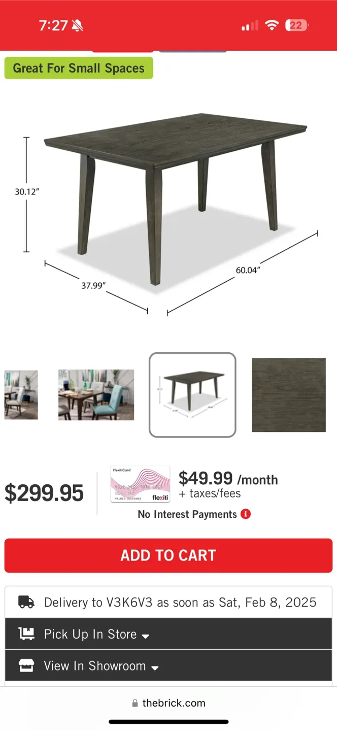 Dining Table with 4 Chairs - The Brick image indicator(4)