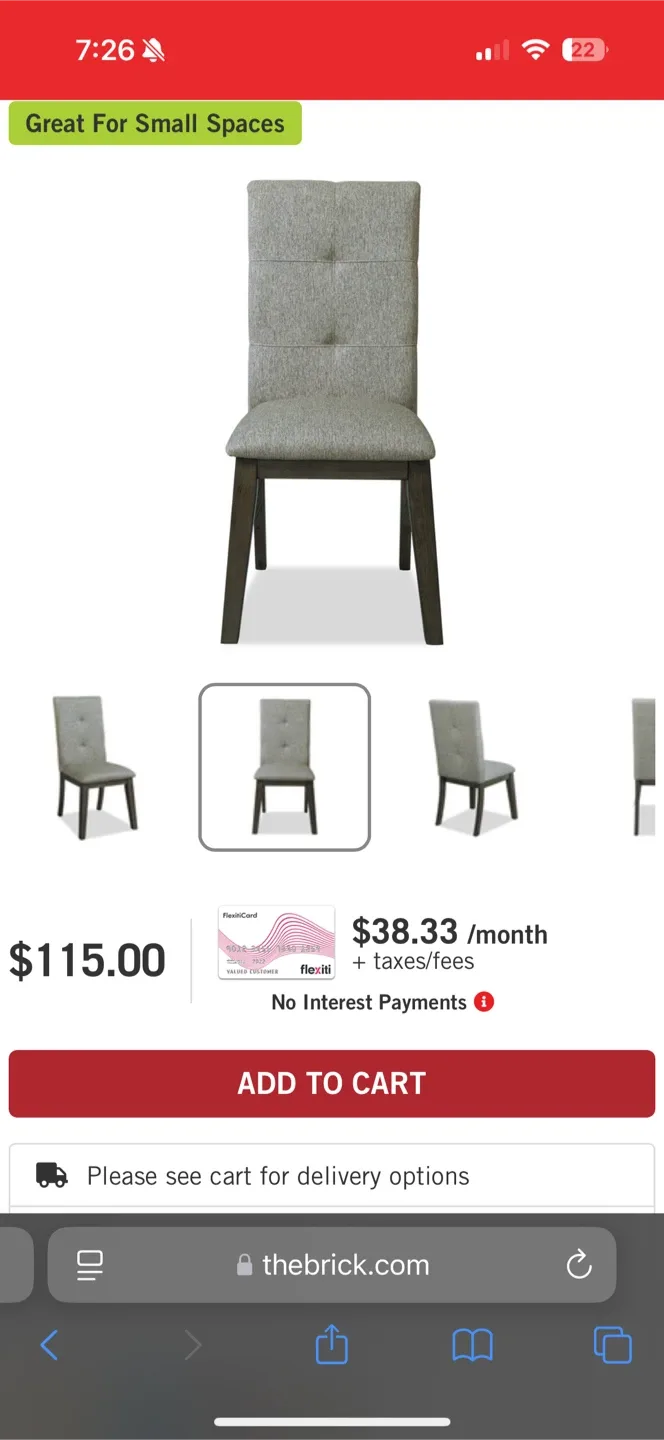 Dining Table with 4 Chairs - The Brick image indicator(3)