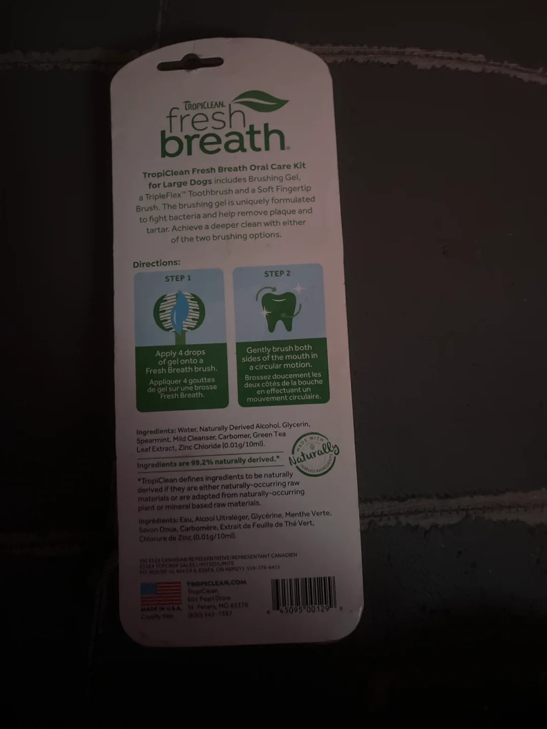 TropiClean Fresh Breath Oral Care Kit for Dogs image indicator(2)