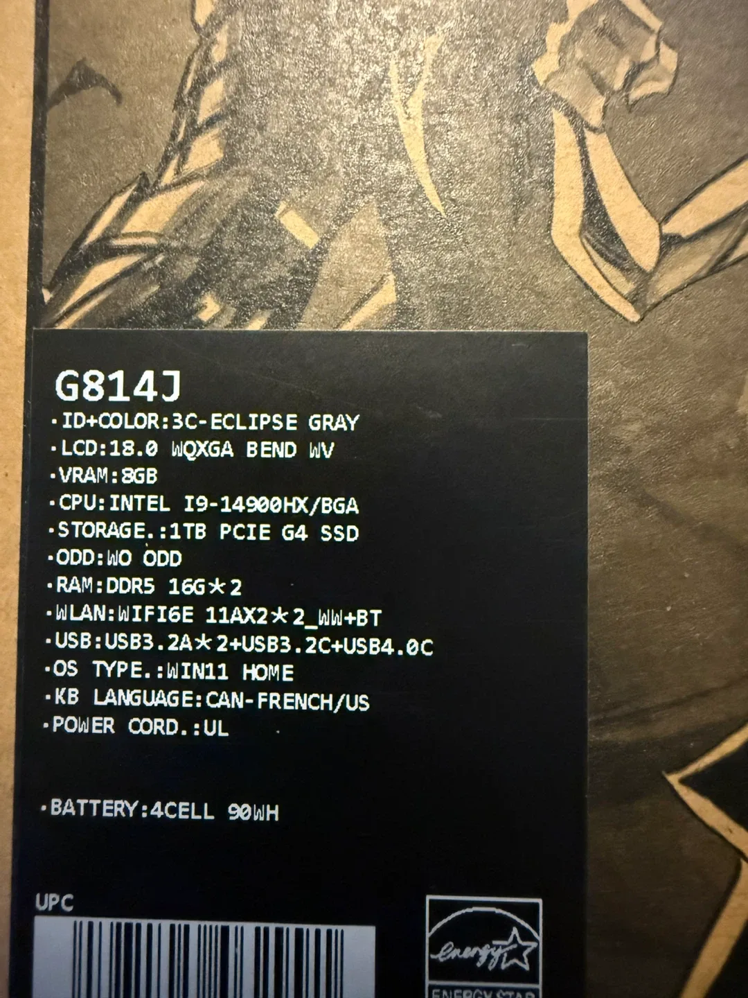 ASUS ROG Strix G814J Eclipse Gray Gaming Laptop image indicator(3)