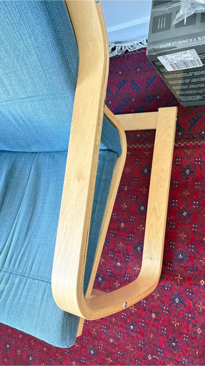 IKEA Poang Chair - Blue image indicator(4)