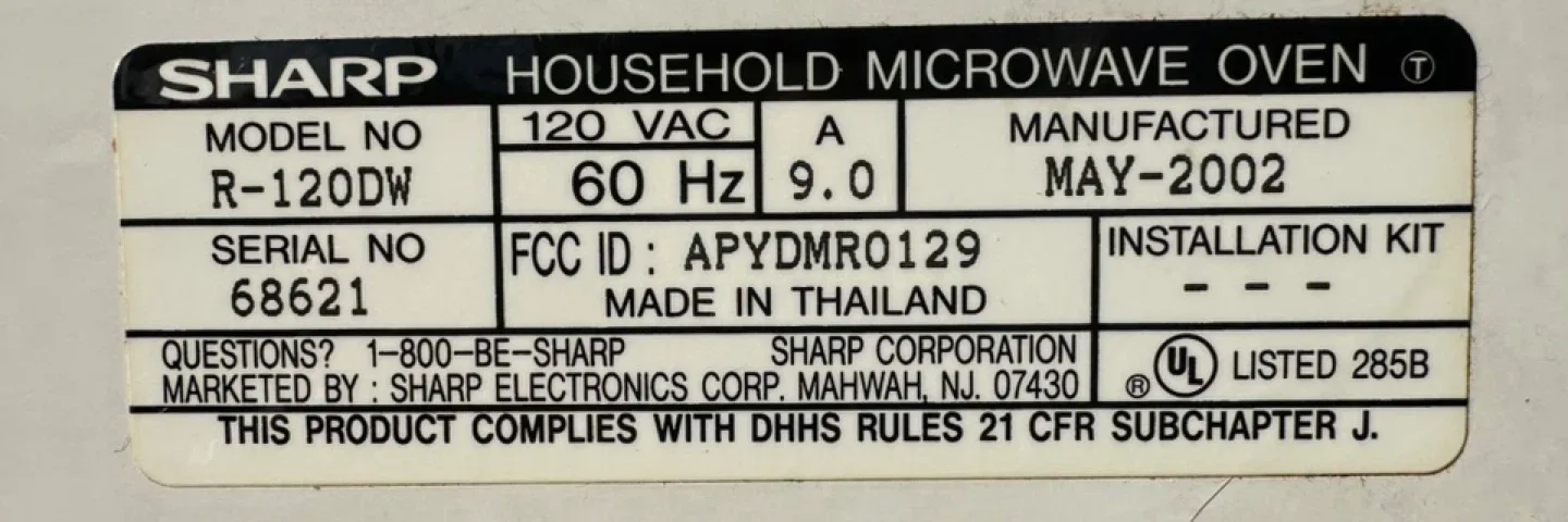 Sharp Carousel Microwave image indicator(7)