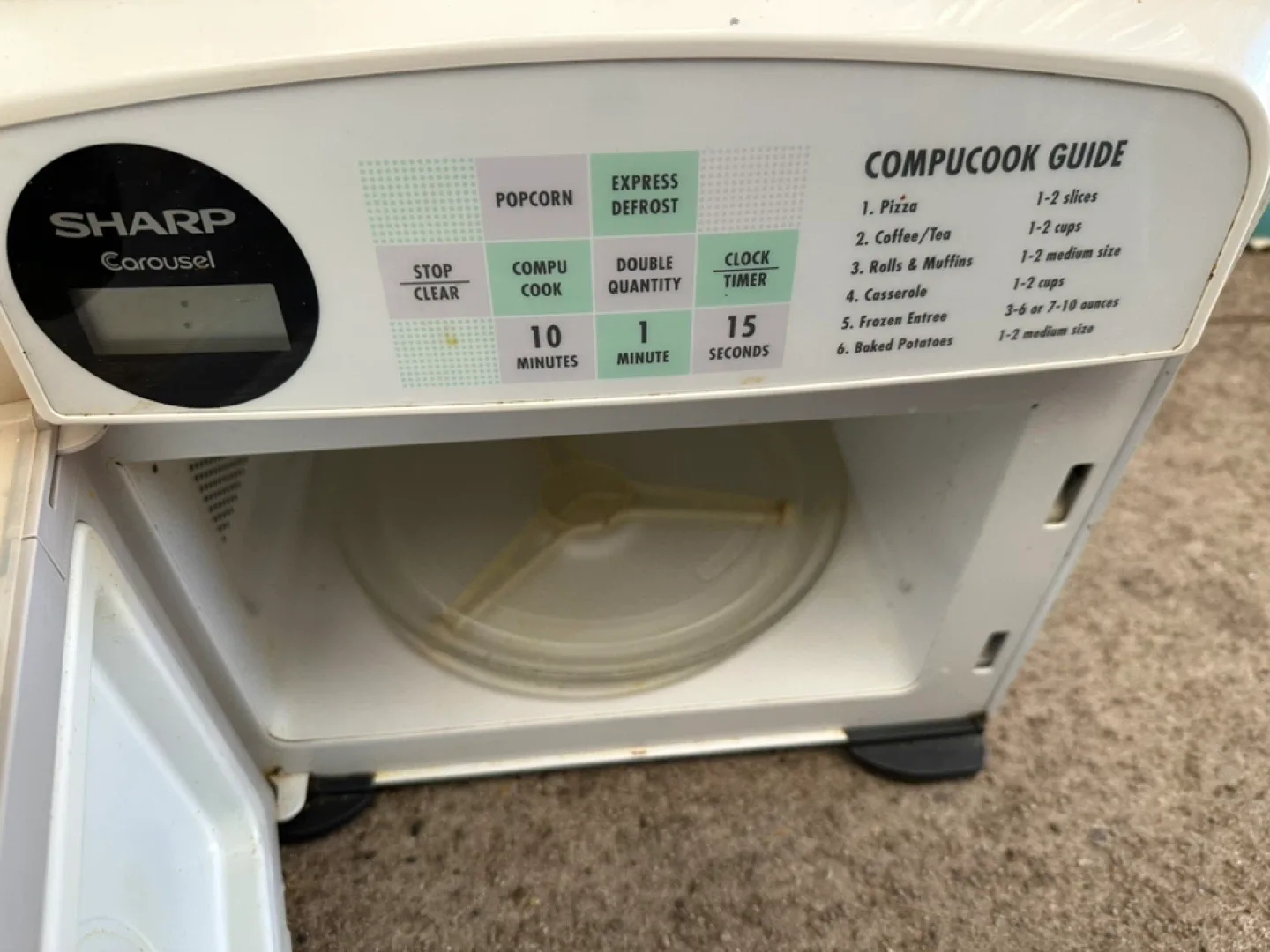 Sharp Carousel Microwave image indicator(5)