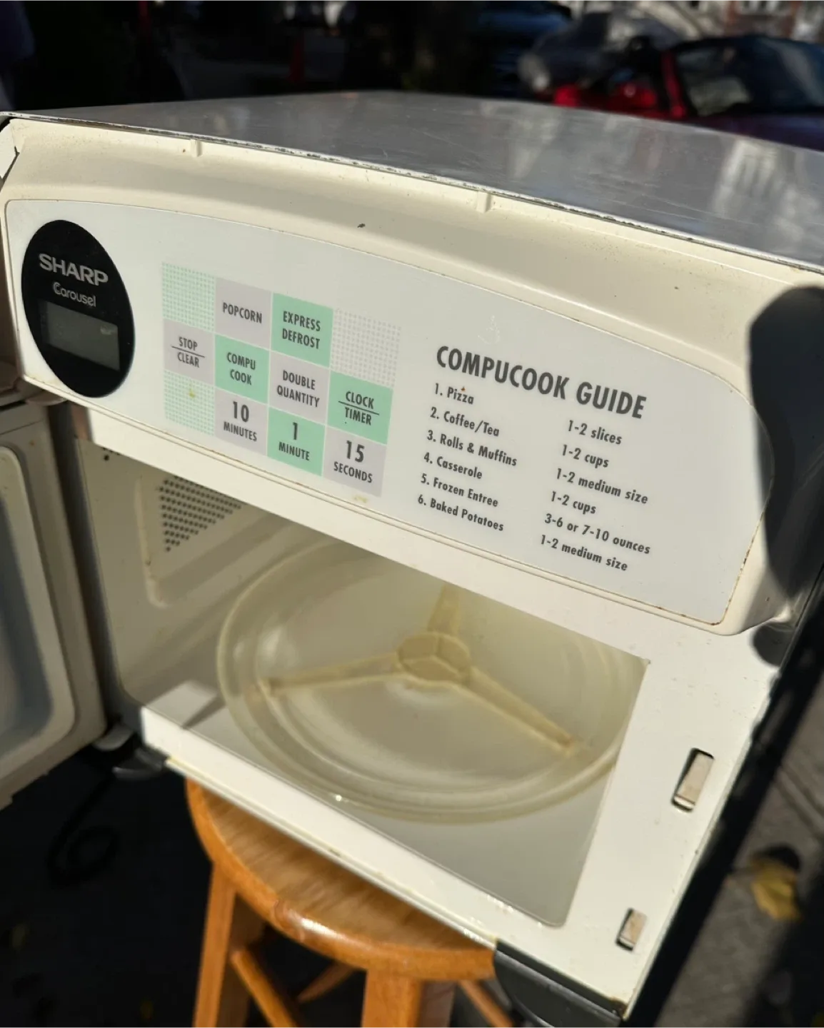 Sharp Carousel Microwave image indicator(2)