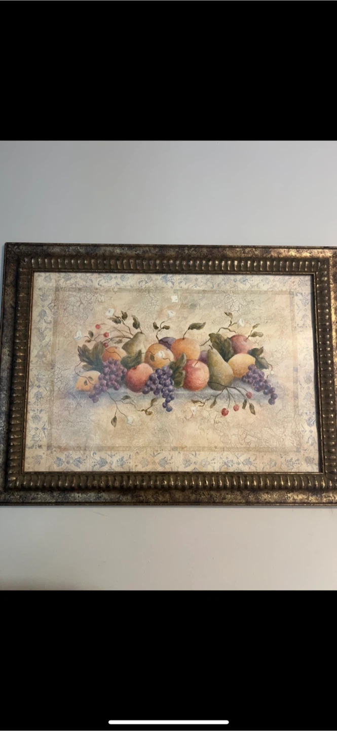 Framed Still Life Fruit Print