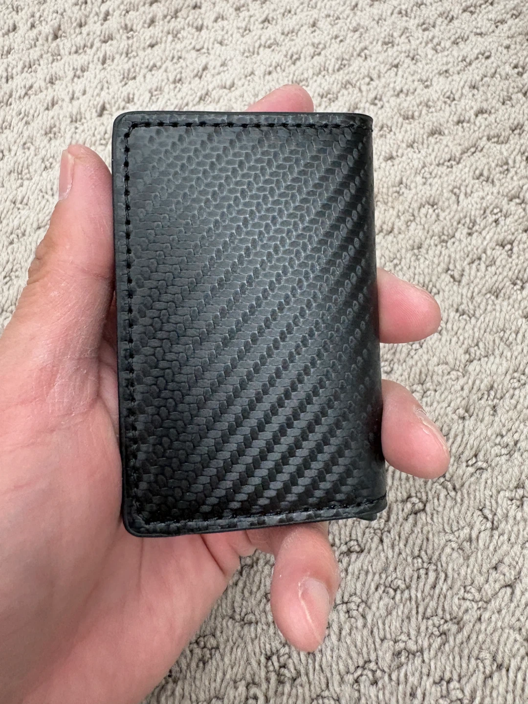 Brand new Carbon Fiber Pop-Up Wallet