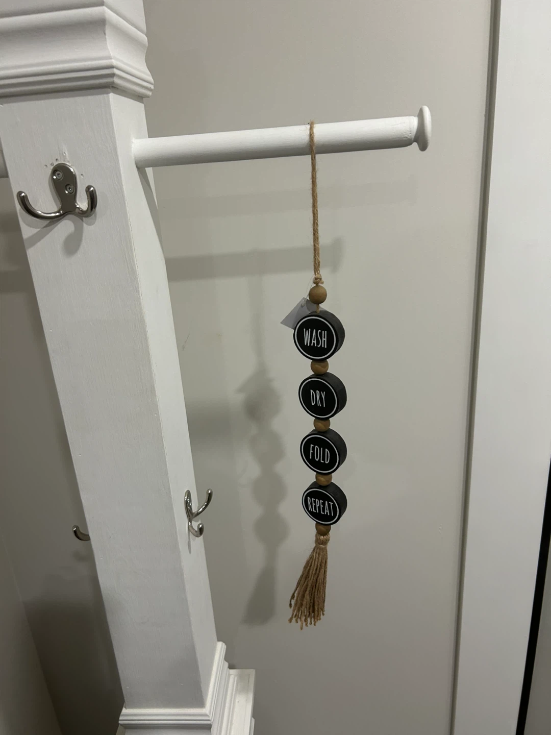 Laundry Room Wall Decor - Wash Dry Fold Repeat