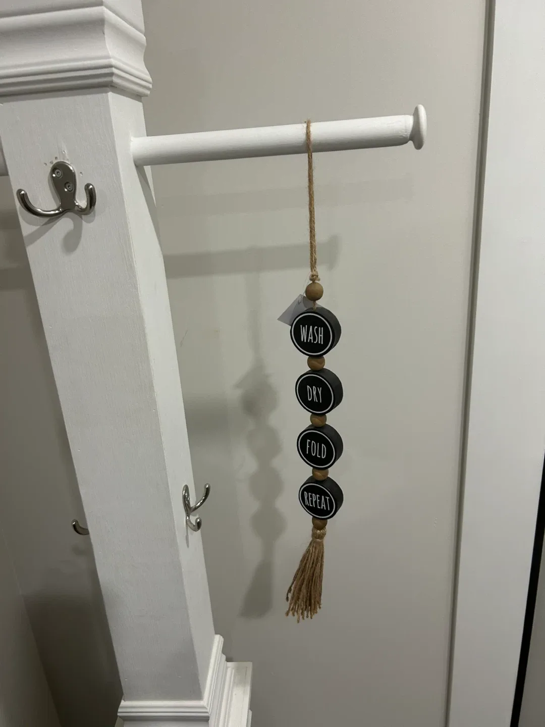 Laundry Room Wall Decor - Wash Dry Fold Repeat