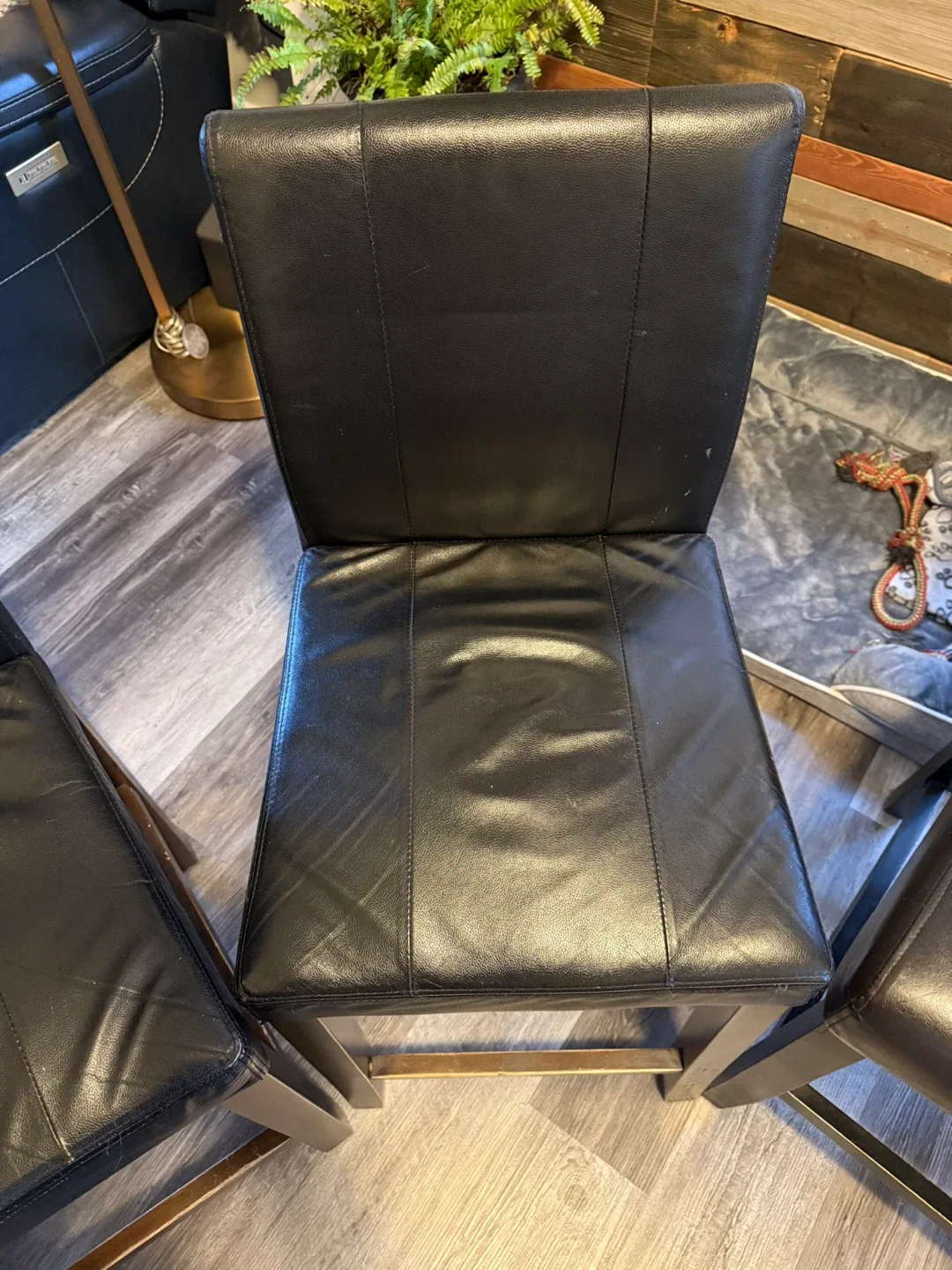 Round Dining Table with 4 Chairs - Brown image indicator(5)