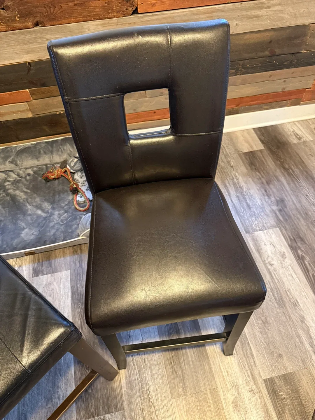 Round Dining Table with 4 Chairs - Brown image indicator(4)