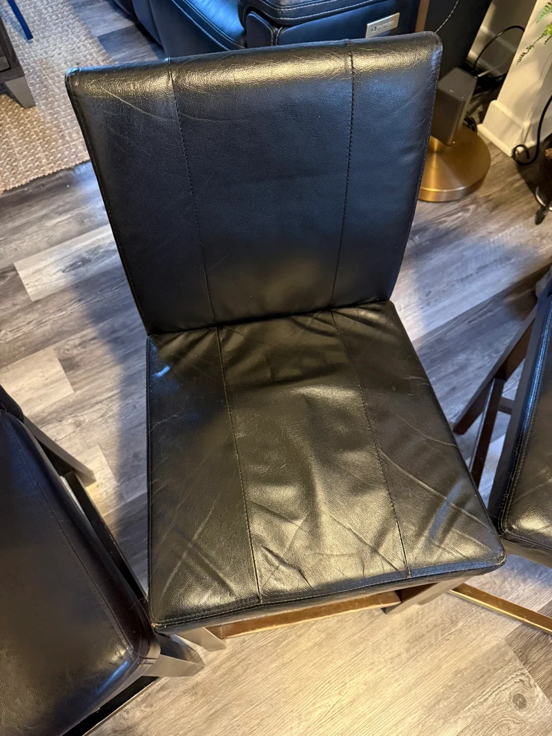 Round Dining Table with 4 Chairs - Brown image indicator(6)