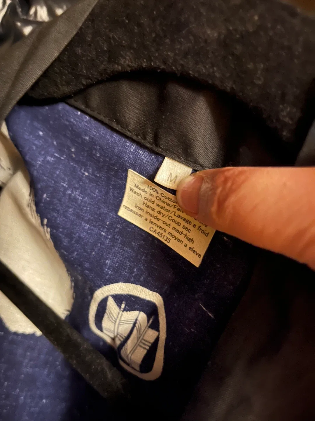 Festival Hanten Happi Coat, M Samurai Kanji Pattern image indicator(8)