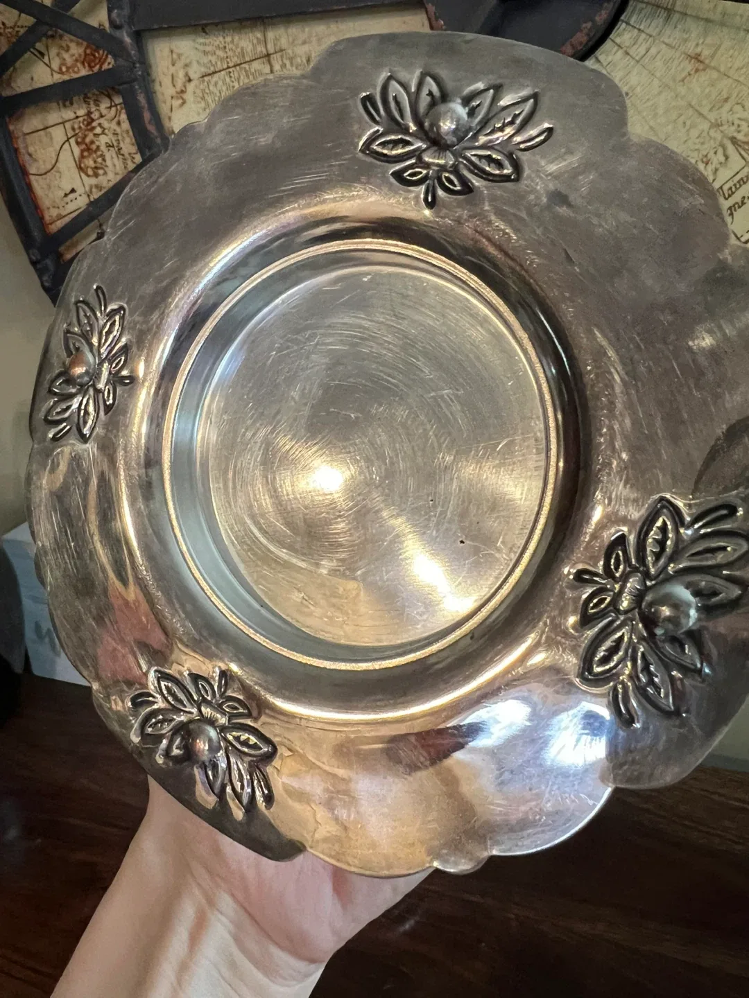 Vintage Silverplated Dish image indicator(3)