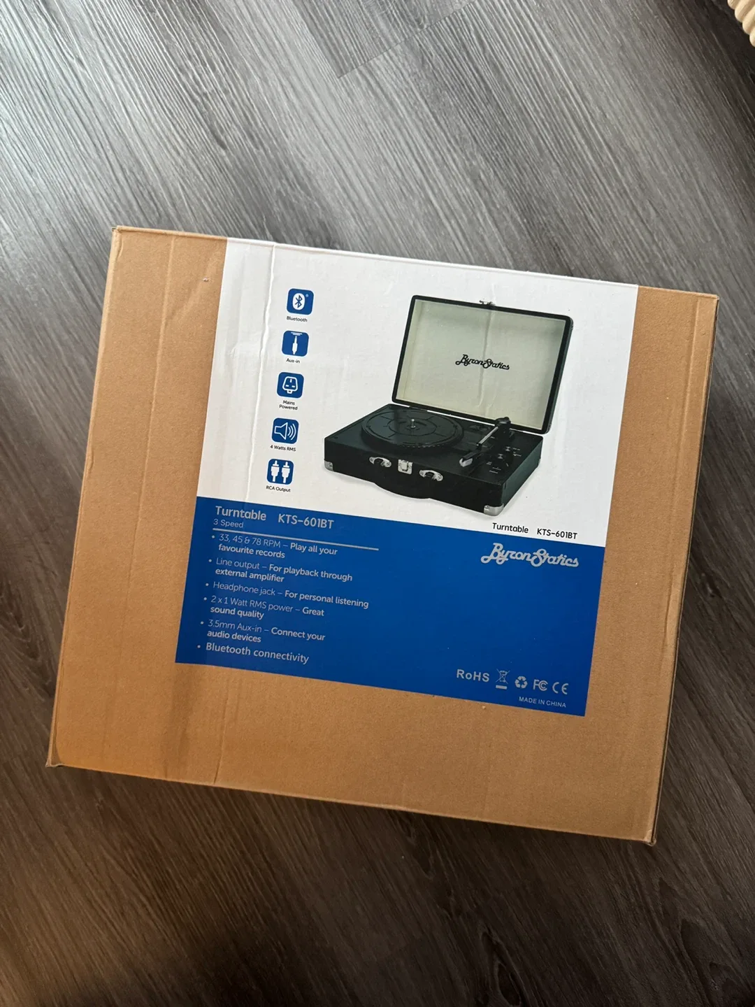(BRAND NEW) Byron Statics KTS-601BT Turntable image indicator(4)